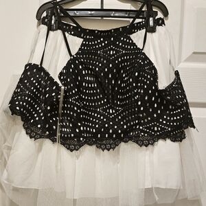 2 piece party outfit